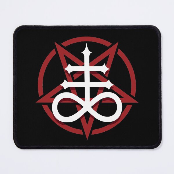 Item preview, Red Pentagram with Leviathan Cross designed and sold by SpreadForSatan.