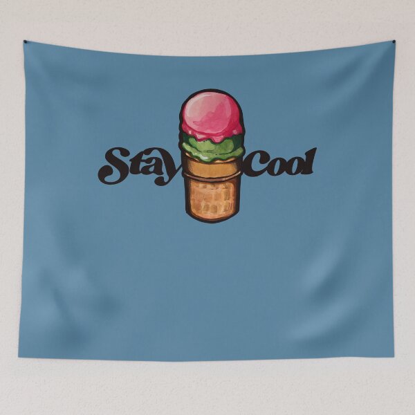 Aperçu de l'œuvre Stay Cool Ice cream créée et vendue par FrictionMaxxing.