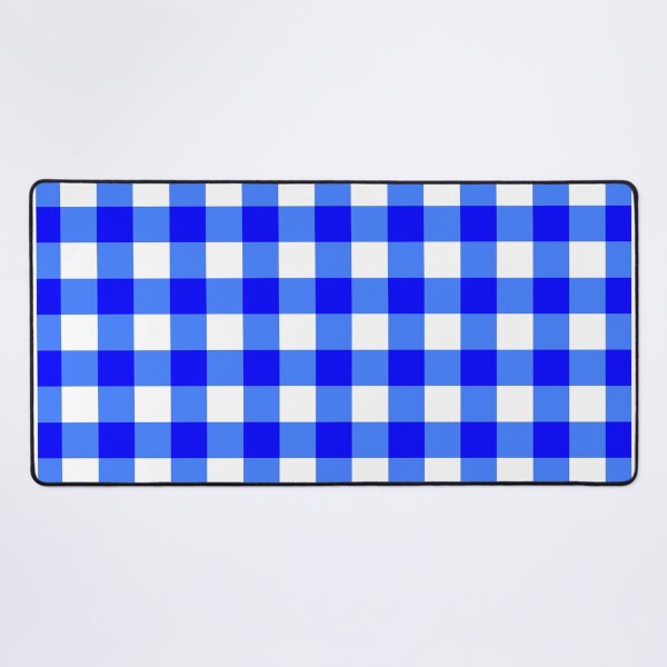 Item preview, Blue and White Gingham Buffalo Check Plaid Checkered designed and sold by Troy Krieger.