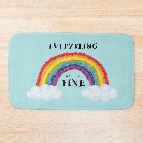 Item preview, Everything Will Be Fine (black) designed and sold by TinyDoz.