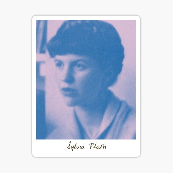 Vista previa del artículo con la obra «Habitado (Sylvia Plath)», diseñado y vendido por ThsModernWords.