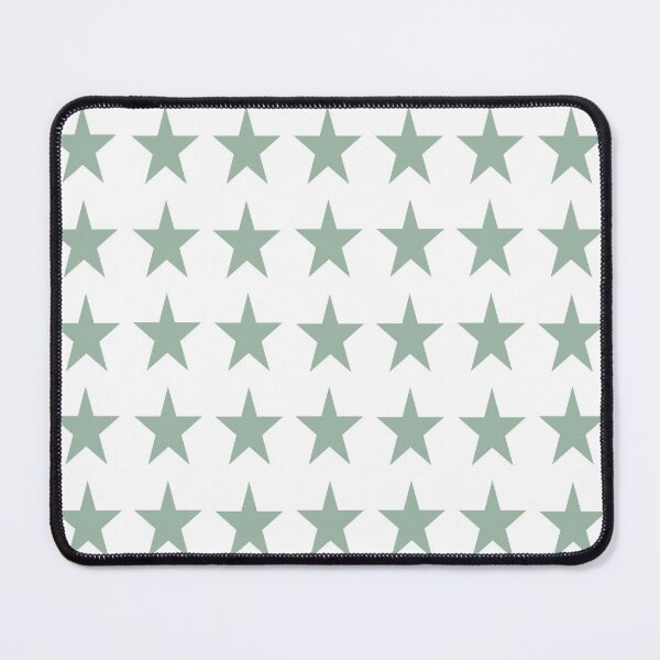 Item preview, Medium MUTED GREEN and WHITE STARS designed and sold by RachelMacht.