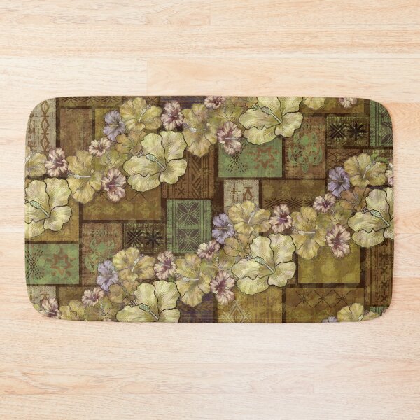 Item preview,  Vintage Hawaiian - Vintage Golden Samoan Mana Malu Tapa Artboard designed and sold by sunnthreads.