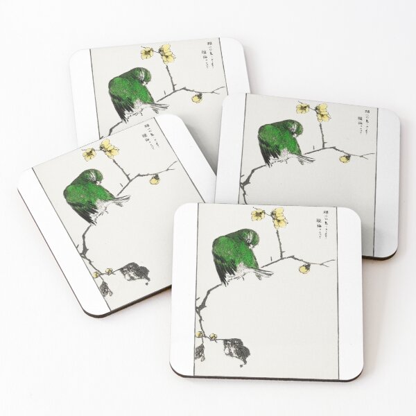 Item preview, Fairy Pitta and Japanese Allspice by Numata Kashu (1885) designed and sold by CreativeFrog.