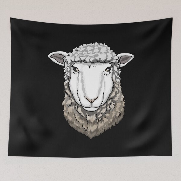 Item preview, sheep head designed and sold by Bendthetrend.