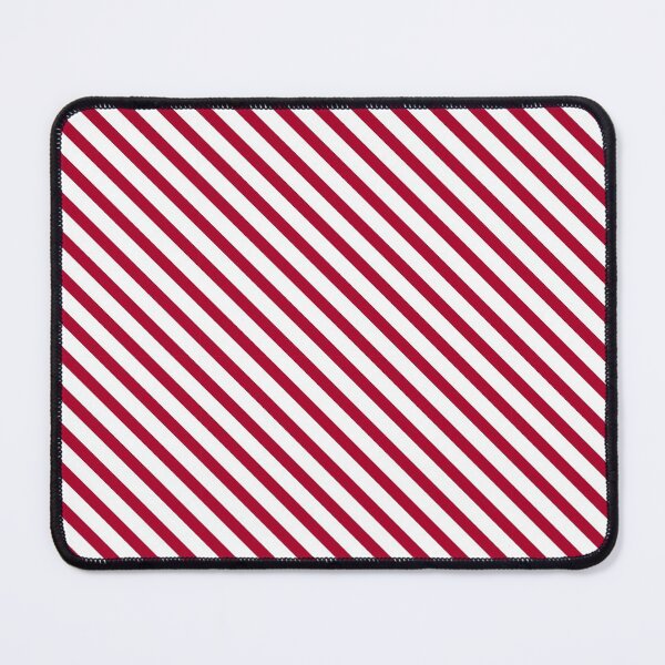 Item preview, Red and White Candy Cane Stripes Diagonal Lines designed and sold by SqueakyRicardo.