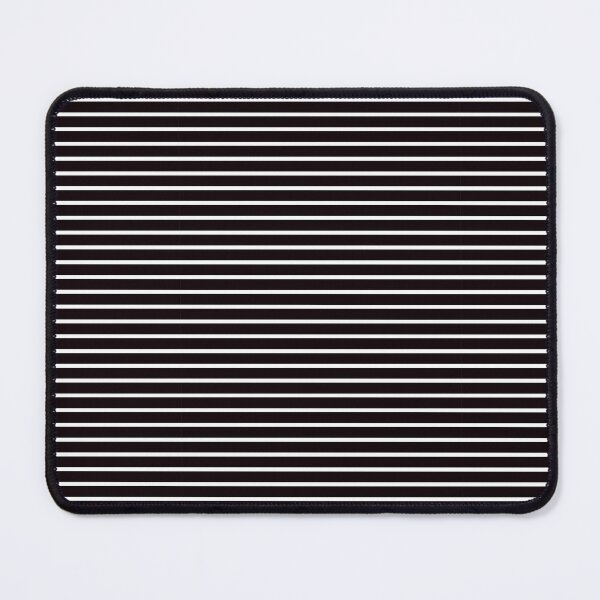 Item preview, Black and White Thin Horizontal Striped Lines designed and sold by SqueakyRicardo.