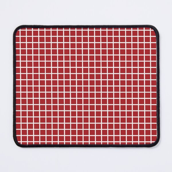 Item preview, Red and White Graph Grid Pattern designed and sold by SqueakyRicardo.