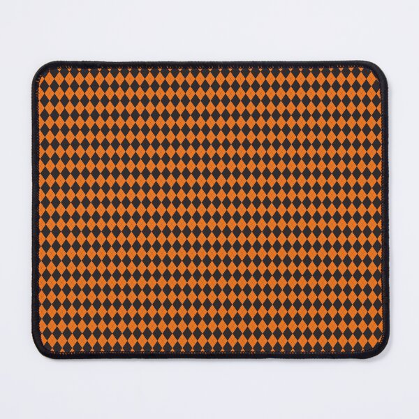 Item preview, Halloween Black and Orange Argyle Pattern Diamond Checks designed and sold by SqueakyRicardo.