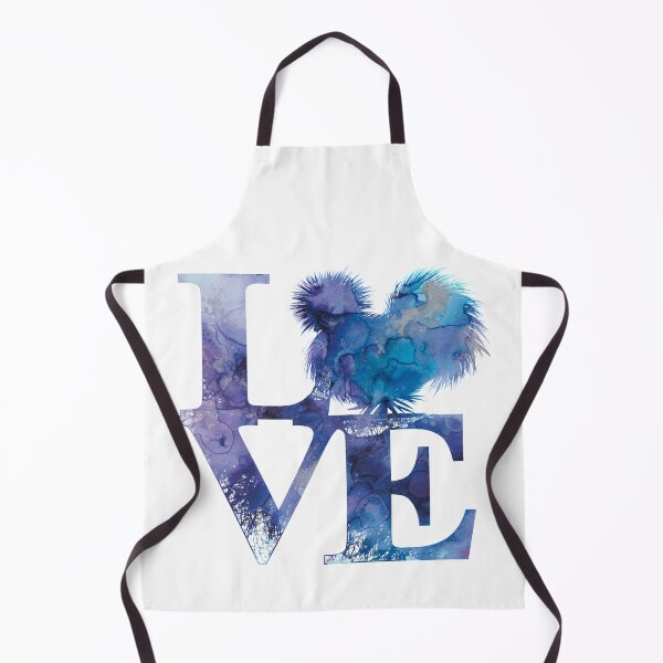 Item preview, Blue Purple and Teal Love Silkies Cute Galaxy Watercolor Silkie Chicken Graphic designed and sold by PrettyLittlePic.