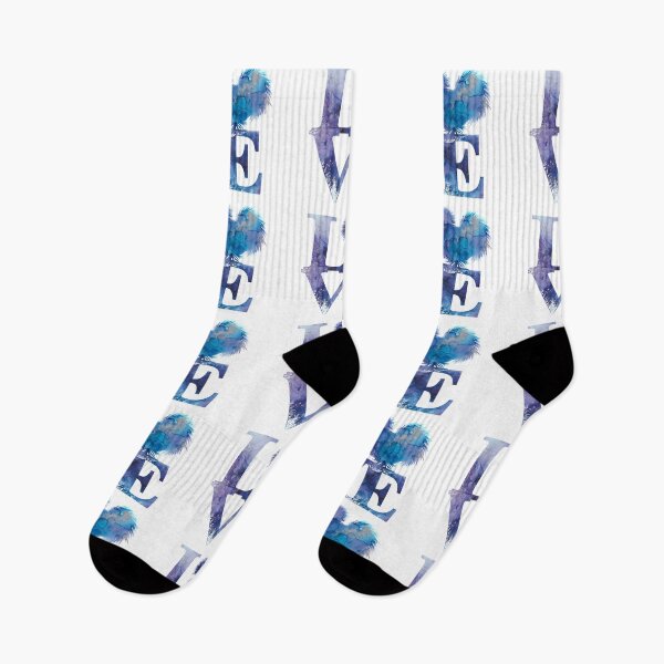 Item preview, Blue Purple and Teal Love Silkies Cute Galaxy Watercolor Silkie Chicken Graphic  designed and sold by PrettyLittlePic.