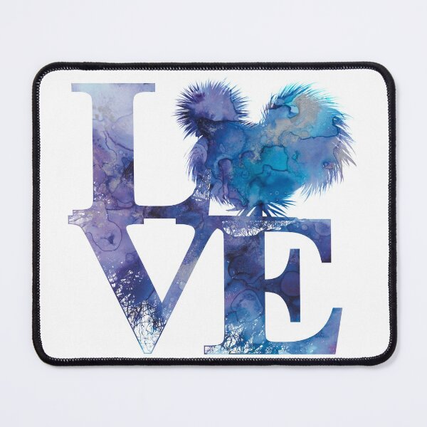 Item preview, Blue Purple and Teal Love Silkies Cute Galaxy Watercolor Silkie Chicken Graphic designed and sold by PrettyLittlePic.