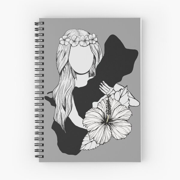 Item preview, Pacific Islander Woman B&W Art designed and sold by Ashley A.