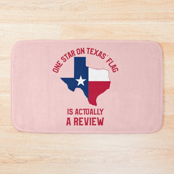 Item preview, One star on a texas flag is a review designed and sold by ForStrong.