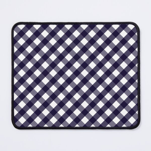 Item preview, Rich Blue and White Check Gingham Plaid designed and sold by SqueakyRicardo.
