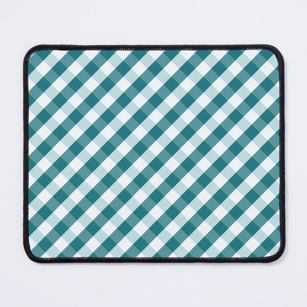 Item preview, Dark Teal and White Check Gingham Plaid designed and sold by SqueakyRicardo.