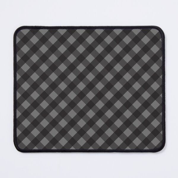 Item preview, Gray and Black Check Gingham Plaid designed and sold by SqueakyRicardo.