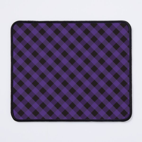 Item preview, Halloween Purple and Black Check Gingham Plaid designed and sold by SqueakyRicardo.