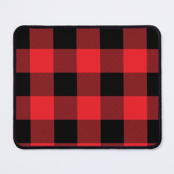 Item preview, Black and Red Buffalo Plaid Large Check Checkered Pattern designed and sold by SqueakyRicardo.