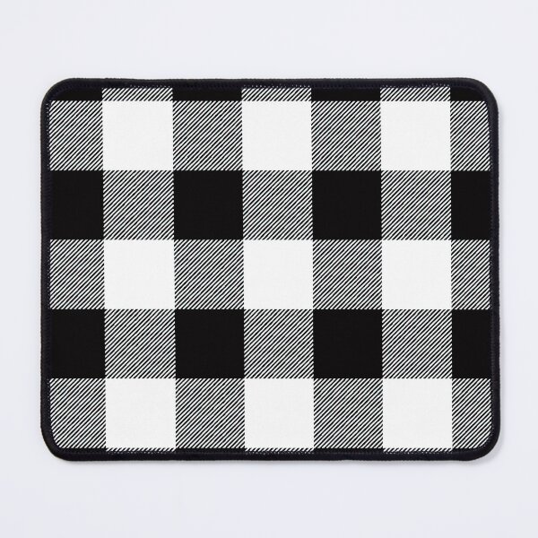 Item preview,  Black and White Buffalo Plaid Large Check Checkered Pattern designed and sold by SqueakyRicardo.