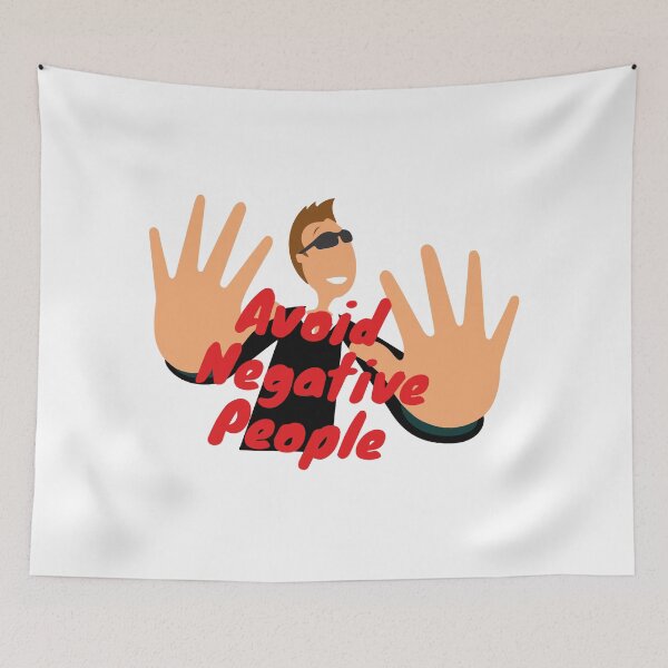 Item preview, Avoid negative people - the best stickers and t-shirt designed and sold by WeedHighLife.