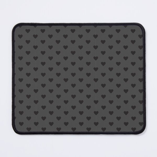 Item preview, Dark Grey with Black Heart Pattern designed and sold by SqueakyRicardo.