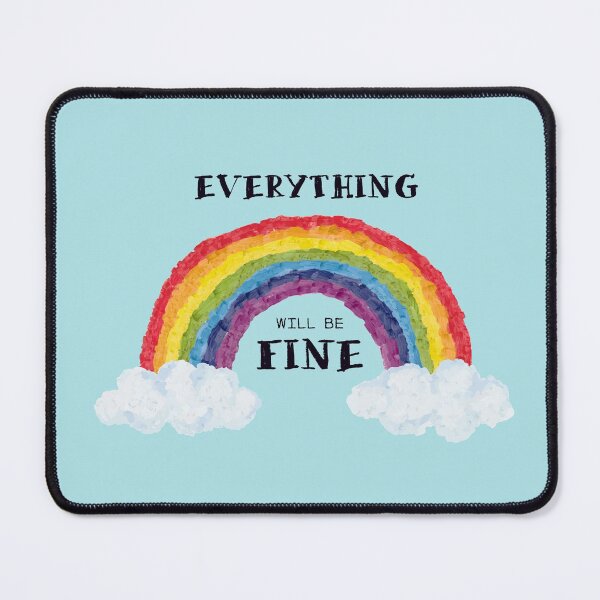 Item preview, Everything Will Be Fine (black) designed and sold by TinyDoz.