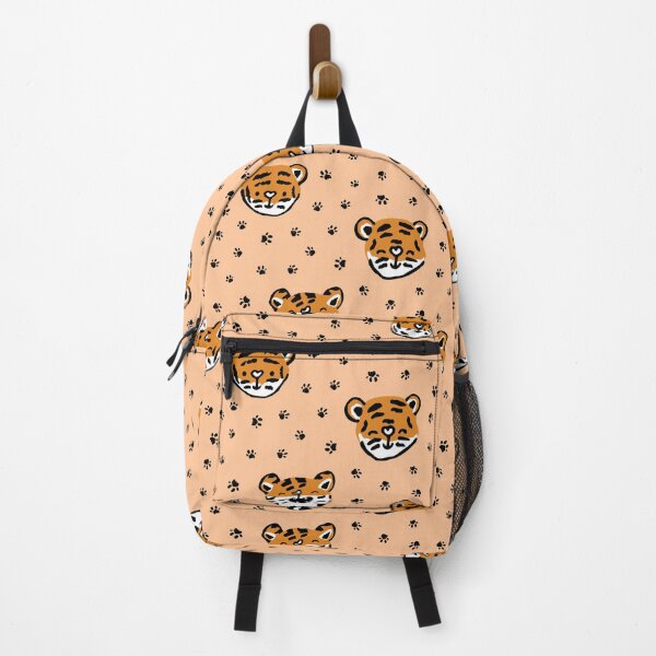 Item preview, Cute hand drawn little tigers seamless pattern designed and sold by essskina.