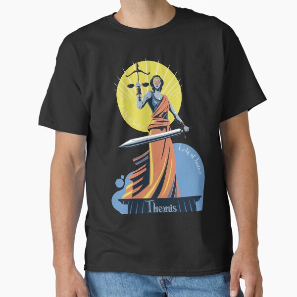 Themis Lady of Justice - Mythology Classic T-Shirt