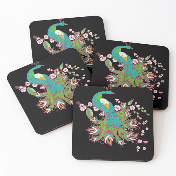 Item preview, Zoo Animal India Bird Cherry Blossom Decorative Peacock  designed and sold by BaldricShop.