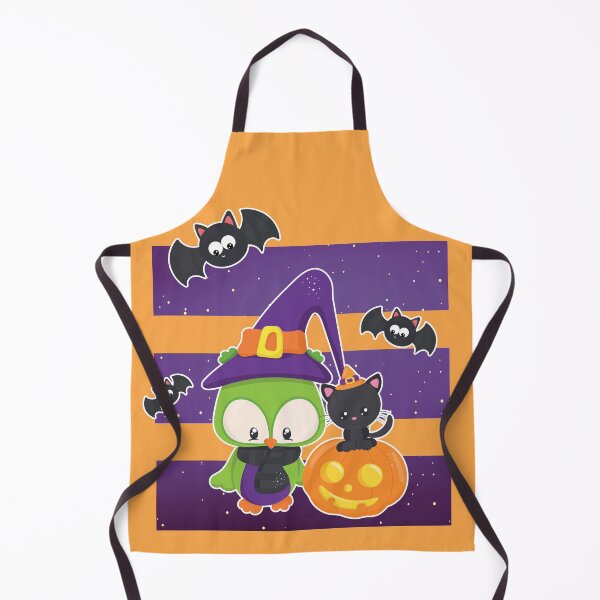 Item preview, Happy owl-oween cute owl and cat designed and sold by Kidzz.
