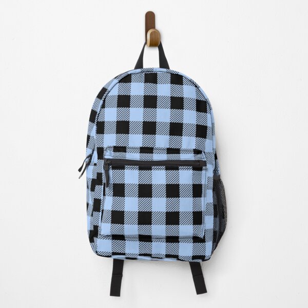 Item preview, Plaid (sky blue/black) designed and sold by Design Minds Boutique.