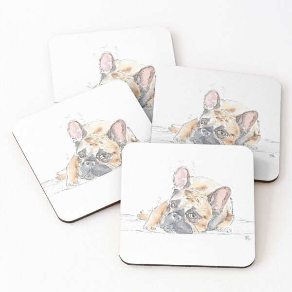 Item preview, Cute French Bulldog drawing designed and sold by DebTheZeb.