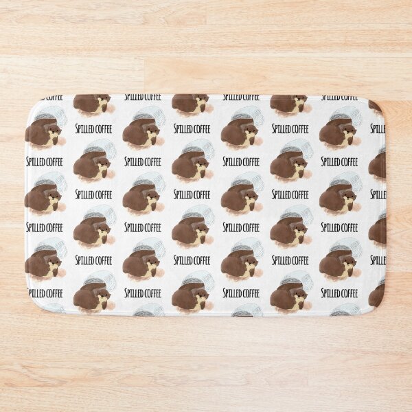 Item preview, spilled coffee_white designed and sold by UgaMaru.