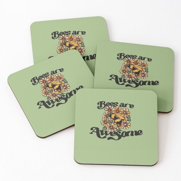 Item preview, Bees are awesome designed and sold by FrictionMaxxing.