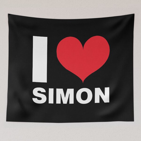 Item preview, I Love Simon, Men, Kids, Child Name designed and sold by DEFINITELYES.