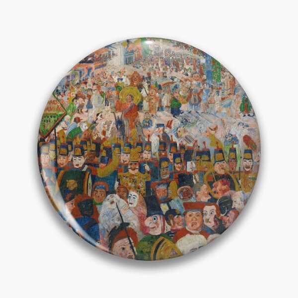 Item preview, Christ's Entry Into Brussels in 1889 by James Ensor (1888) designed and sold by allhistory.