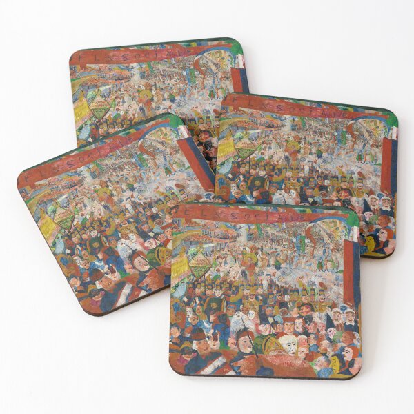 Item preview, Christ's Entry Into Brussels in 1889 by James Ensor (1888) designed and sold by allhistory.
