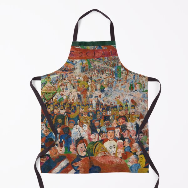 Item preview, Christ's Entry Into Brussels in 1889 by James Ensor (1888) designed and sold by allhistory.