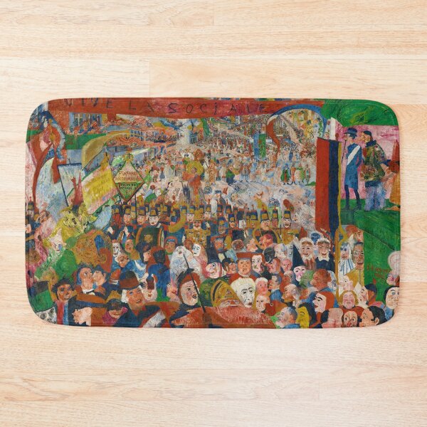 Item preview, Christ's Entry Into Brussels in 1889 by James Ensor (1888) designed and sold by allhistory.
