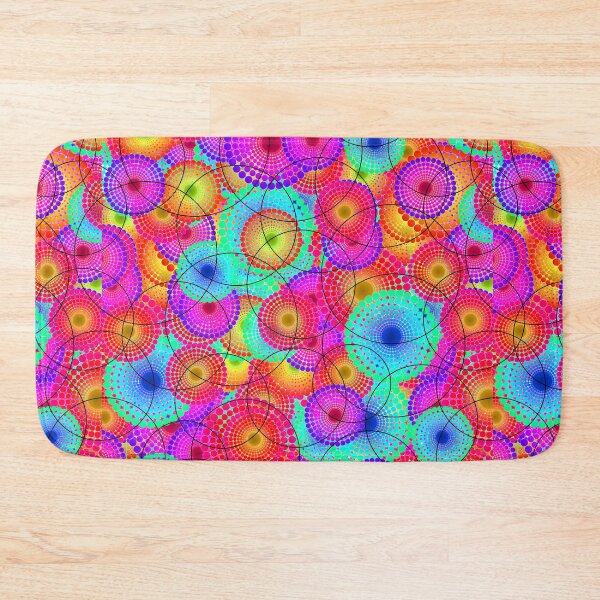 Item preview, Psychedelic Abstract Pattern with Circles designed and sold by Taleahsdesigns.