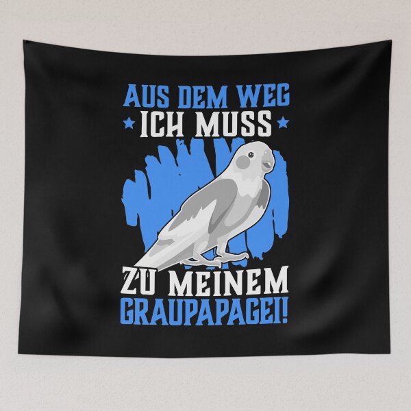 Item preview, I have to go to my African gray parrot bird parrot designed and sold by madgrfx.