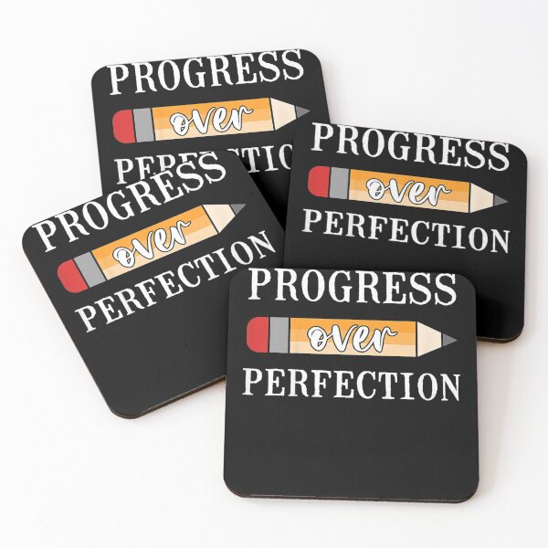 Item preview, Progress Over Perfection back to School Teacher Motivational  designed and sold by DaiShop.