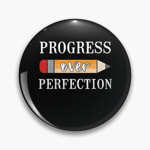 Item preview, Progress Over Perfection back to School Teacher Motivational  designed and sold by DaiShop.