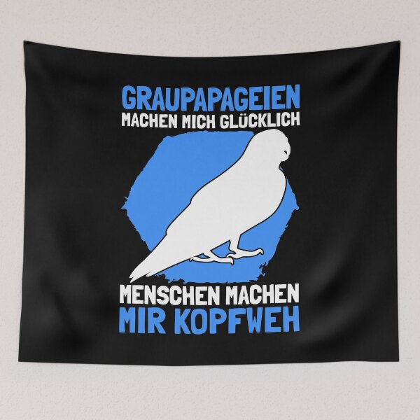 Item preview, African gray parrots make happy bird parrot designed and sold by madgrfx.