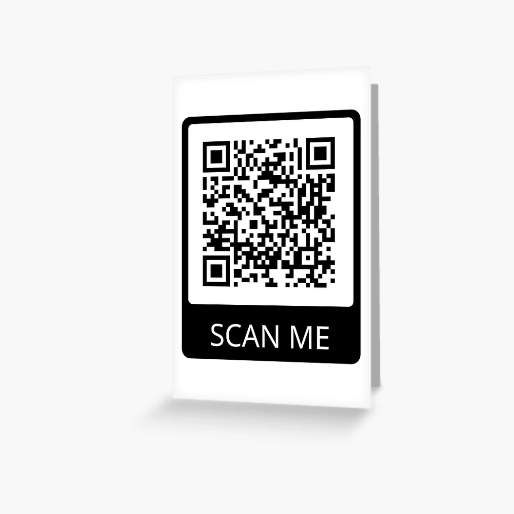 Free STUFF Prank Rick roll  video never gonna give you up QR code  Art Board Print for Sale by rednumberone