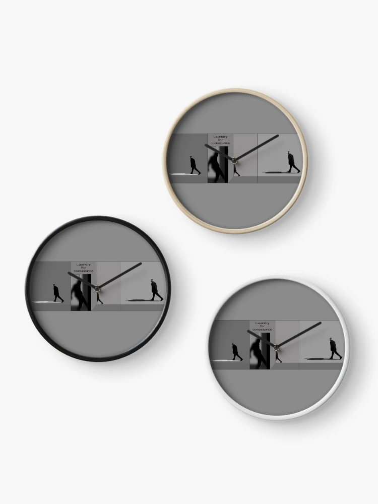 Thumbnail 3 of 4, Clock, Clean again? designed and sold by Bluesrose.
