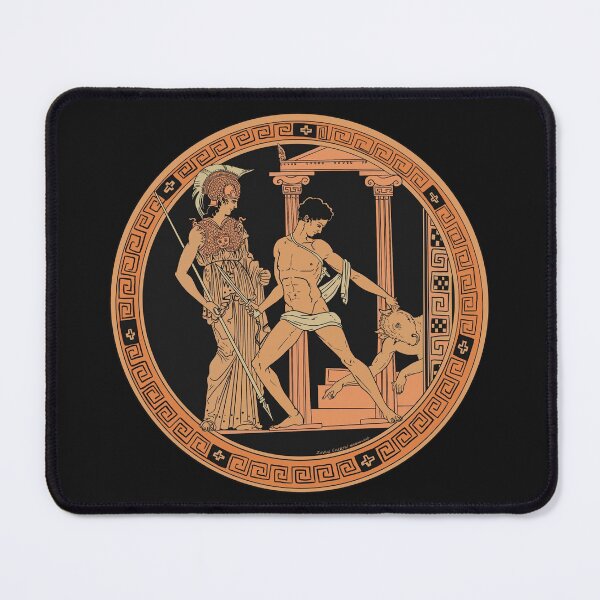 Item preview, Athena, Theseus and the Minotaur designed and sold by ArchaeoArtist.