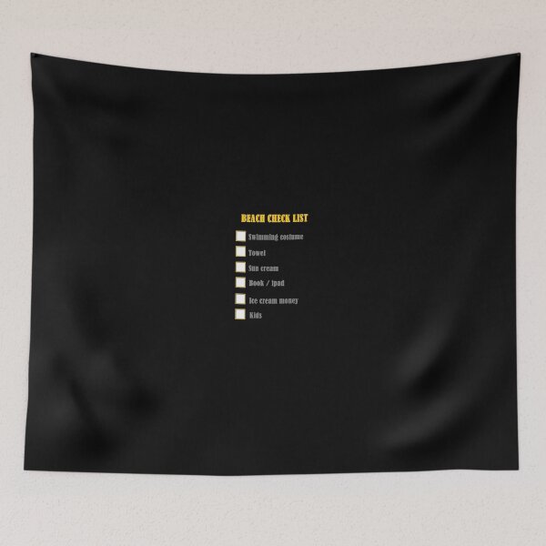 Item preview, Parents Beach check list designed and sold by Radwulf.