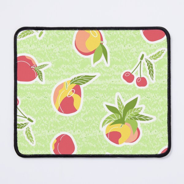 Item preview, Green Summer fruits, berries seamless pattern designed and sold by essskina.